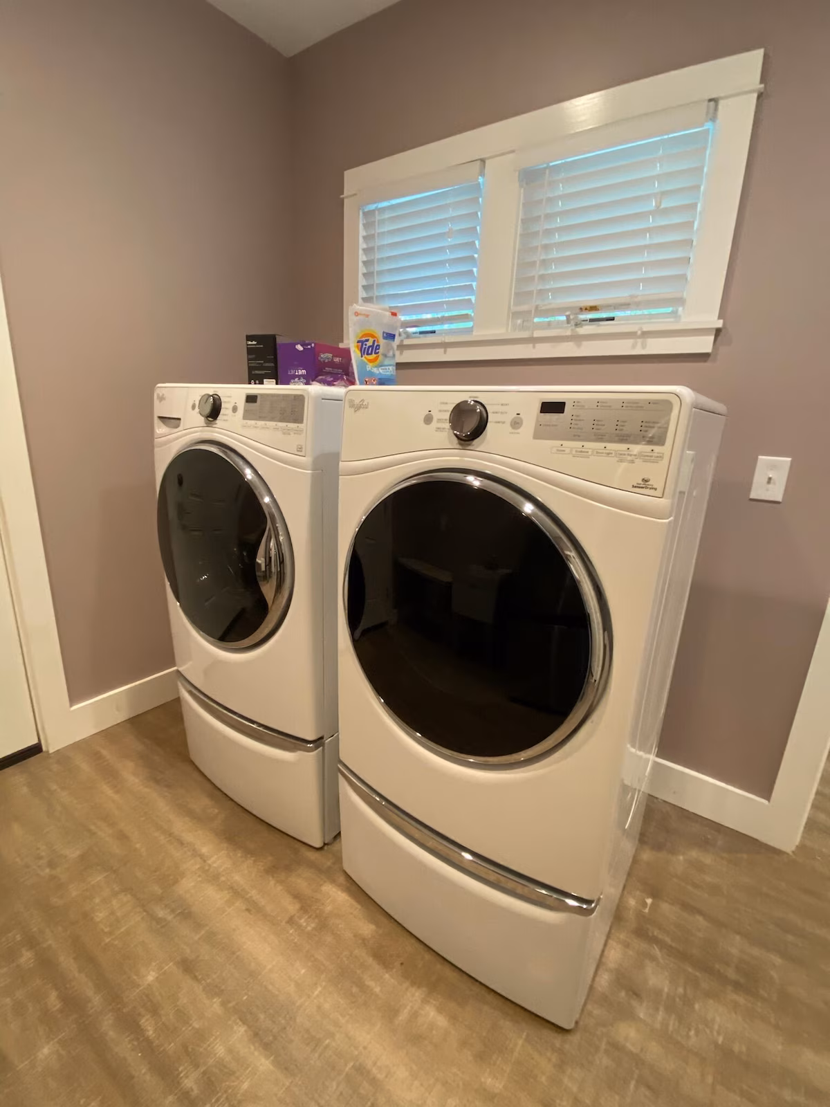 Bayview House washer and dryer